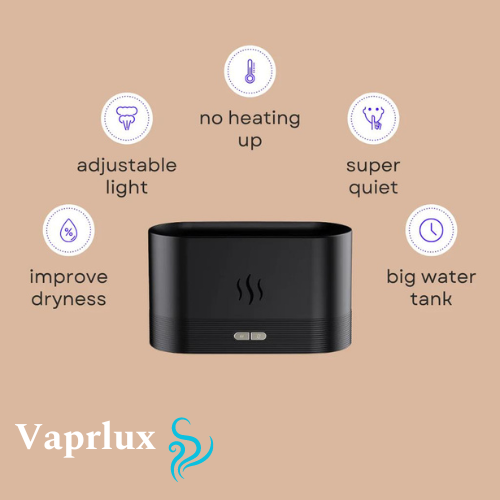 Vaprlux flame humidifier